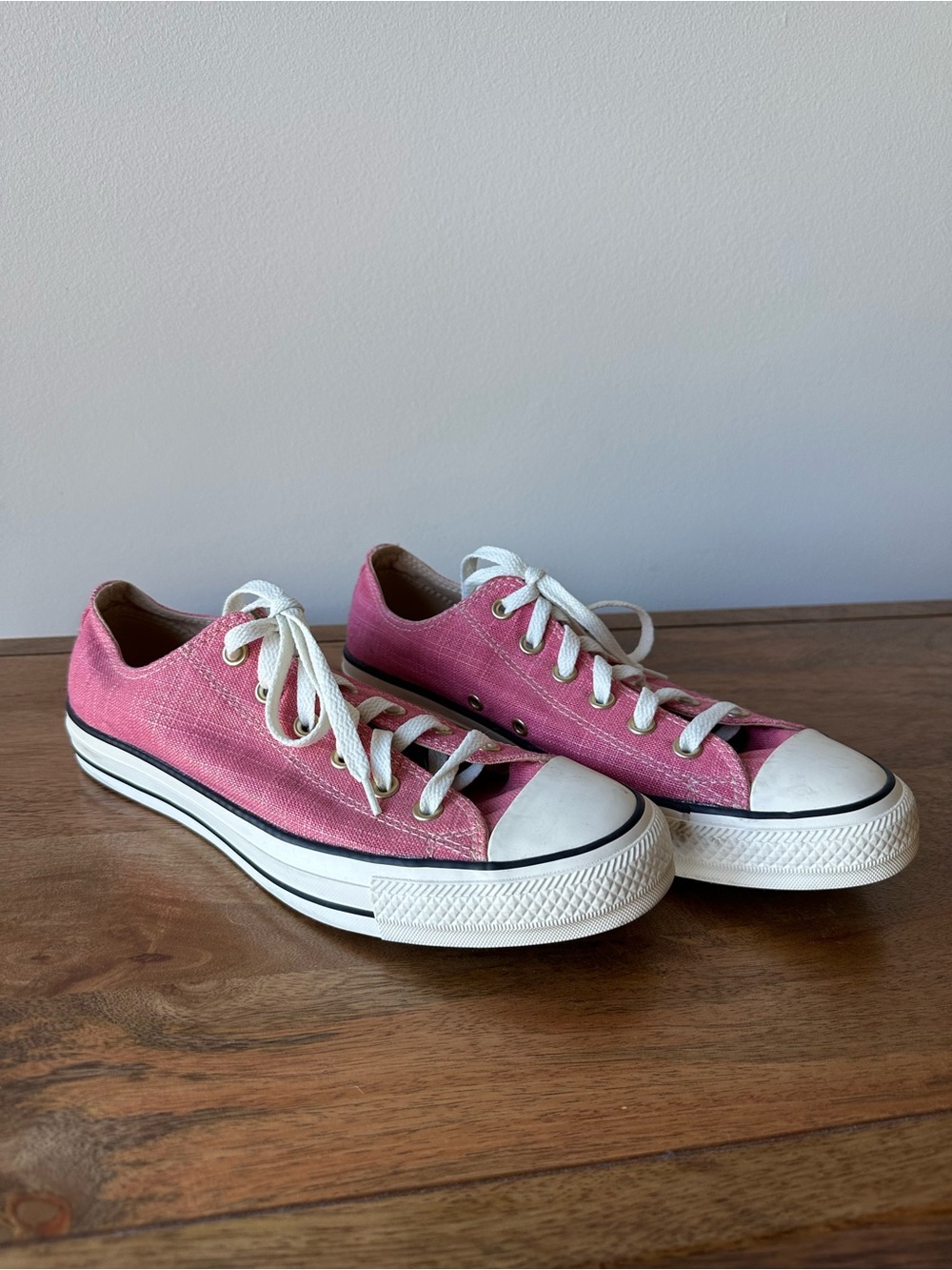 Bright Pink Low-Top Converse Sneakers